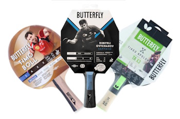 Лучшие ракетки для настольного тенниса от Butterfly